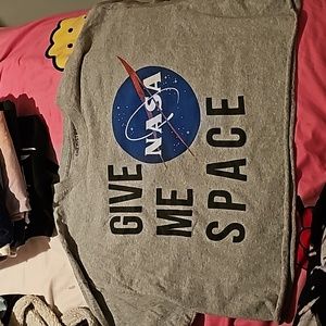 Nasa themed crop top